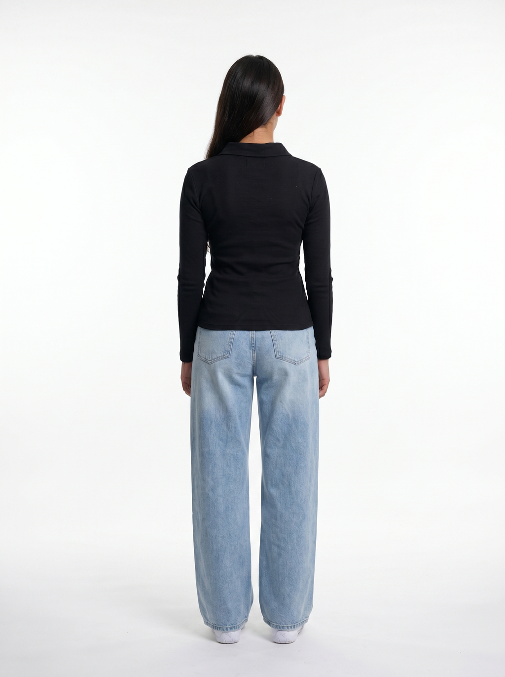 Polo Long Sleeve Top